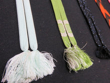 Load image into Gallery viewer, HM#77 Silk Haori Himo Flat Braid 5pcs Bundle Pack
