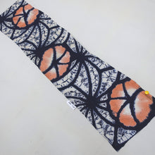 Load image into Gallery viewer, KK1128B3 Cotton Kimono Fabric Vintage(1920-1950) Makiage Shibori Navy 52.8x12.2in(134x31cm)
