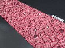 Load image into Gallery viewer, FF2515B Silk Kimono Fabric Vintage(1950-1980) Shibori Red 43.3x11.8in(110x30cm)

