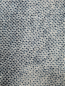 MKF#180 Silk Kimono Fabric Vintage(1920-1950) Shibori Navy 35.4x12.6in(90x32cm)