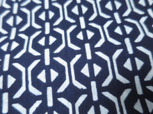 Load image into Gallery viewer, Cotton Bolt Fabric Vintage(1950-1980) Navy White 472.4x13.8in(1200x35cm) BB9054Y3
