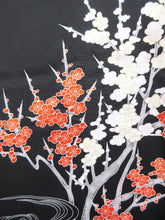 Load image into Gallery viewer, Haori Jacket Black Plum blossom #136
