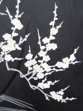 Load image into Gallery viewer, Haori Jacket Black Plum blossom #136
