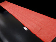 Load image into Gallery viewer, KK916A9 Silk Kimono Fabric Vintage(1950-1980) Shibori Red 88.6x12.6in(225x32cm)
