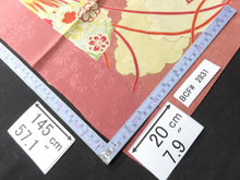 Load image into Gallery viewer, BCF#2831 Silk Kimono Fabric Vintage(1920-1950) Rinzu Rosy Brown 145cm (57.1in)
