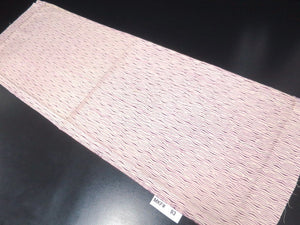 MKF#93 Silk Kimono Fabric Vintage(1950-1980) Shibori Pale Pink 39.4x13.0in(100x33cm)