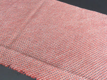 Load image into Gallery viewer, FF2517A Silk Kimono Fabric Vintage(1950-1980) Shibori Red 43.3x11.0in(110x28cm)
