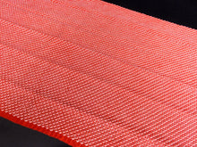 Load image into Gallery viewer, KK916A9 Silk Kimono Fabric Vintage(1950-1980) Shibori Red 88.6x12.6in(225x32cm)
