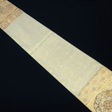 Load image into Gallery viewer, Fukuro Obi Vintage(1950-1980) Gold Birds Flower Shousoin Silk BB192V2
