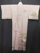 Load image into Gallery viewer, Kimono Light Rosybrown Tsukesage Silk #8196B3
