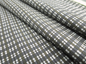 Cotton Bolt Fabric Vintage(1950-1980) Brown Gray White 472.4x14.6in(1200x37cm) BB9055Y3