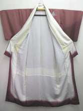 Load image into Gallery viewer, Kimono Pale Brown Gradation Gradation Sayagata Tall Silk #8256B5
