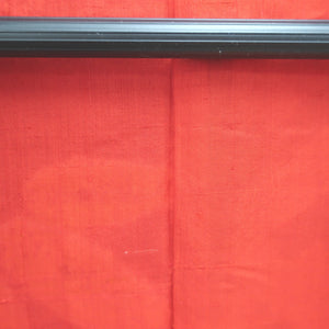Haori Jacket Vintage(1920-1950) Red Shibori Bamboo Long Silk #9080D2
