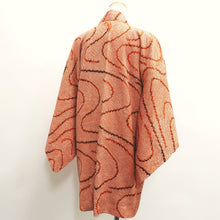 Load image into Gallery viewer, Haori Jacket Vintage(1950-1980) Vermillion Full Shibori Ryusui Silk #9065D2
