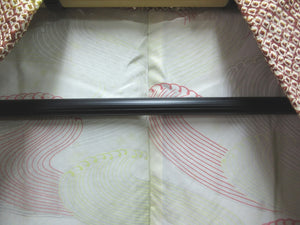 Haori Jacket Vintage(1950-1980) Brown Yellow Full Shibori Flower Silk #7591H3