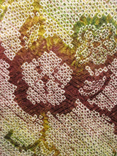 Load image into Gallery viewer, Haori Jacket Vintage(1950-1980) Brown Yellow Full Shibori Flower Silk #7591H3
