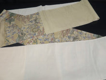 Load image into Gallery viewer, Fukuro Obi Vintage(1950-1980) Gold Heian Period Aristocrats Silk BB101W6
