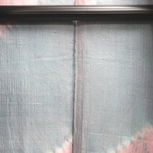 Haori Jacket Vintage(1920-1950) Blueish Purple Meisen Yabane Tall Silk #8980C3