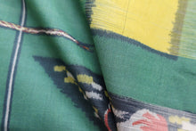 Load image into Gallery viewer, Haori Jacket Vintage(1920-1950) Green Leaf Grape Silk #8639H3
