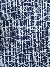 Load image into Gallery viewer, Cotton Bolt Fabric Vintage(1950-1980) Bamboo Navy White 472.4x14.2in(1200x36cm) BB9057Y3
