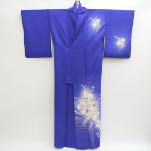 Kimono Blue Flower Tall Silk #9356F4