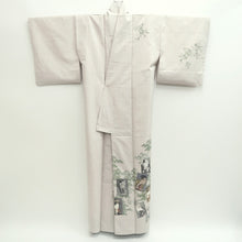 Load image into Gallery viewer, Kimono Light Pinkish White Tsumugi Kabuki Silk #9334F3
