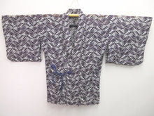 Load image into Gallery viewer, Haori Jacket Vintage(1950-1980) Pearl white White Butterfly See-Through Rayon #8259B5
