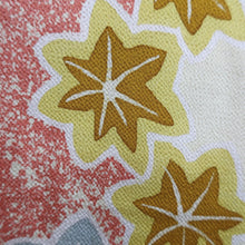 Load image into Gallery viewer, Haori Jacket Vintage(1950-1980) Cream white Roketsu-zome Maple Chirimen Silk #9021D1
