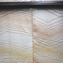 Load image into Gallery viewer, Haori Jacket Vintage(1950-1980) Brown Wave Silk #9552H2
