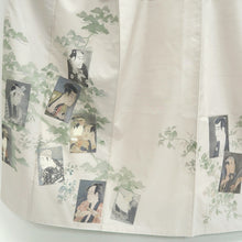 Load image into Gallery viewer, Kimono Light Pinkish White Tsumugi Kabuki Silk #9334F3
