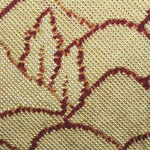 Load image into Gallery viewer, Haori Jacket Vintage(1950-1980) Yellow brown Full Shibori Tree Mountain Silk #9068D2
