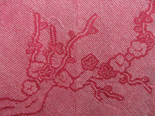 Load image into Gallery viewer, Haori Jacket Vintage(1950-1980) Red Full Shibori Plum blossom Silk #7596H4
