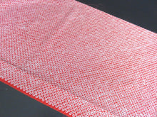 Load image into Gallery viewer, FF2557B Silk Kimono Fabric Vintage(1950-1980) Shibori Red 49.2x11.8in(125x30cm)
