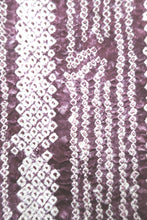 Load image into Gallery viewer, Haori Jacket Vintage(1950-1980) Purple Full Shibori Bamboo Silk #8814A4
