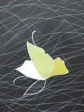 Load image into Gallery viewer, Haori Jacket Vintage(1950-1980) Black Butterfly Silk #7598H4
