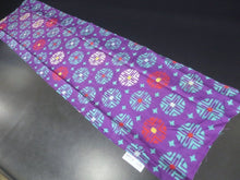 Load image into Gallery viewer, MKF#236 Silk Kimono Fabric Vintage(1920-1950) Lightweight Purple 56.3x13.4in(143x34cm)
