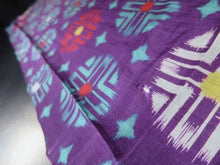 Load image into Gallery viewer, MKF#236 Silk Kimono Fabric Vintage(1920-1950) Lightweight Purple 56.3x13.4in(143x34cm)
