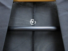 Load image into Gallery viewer, Haori Jacket Vintage(1950-1980) Black See-Through for Summer Ryusui Silk #8234B4
