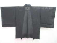 Load image into Gallery viewer, Haori Jacket Vintage(1950-1980) Black See-Through for Summer Ryusui Silk #8234B4
