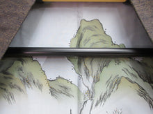 Load image into Gallery viewer, Men&#39;s Haori Vintage(1950-1980) Brown Black Tsumugi Scenery Silk #7880L5
