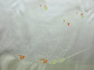 Haori Jacket Vintage(1950-1980) Black Butterfly Silk #7598H4