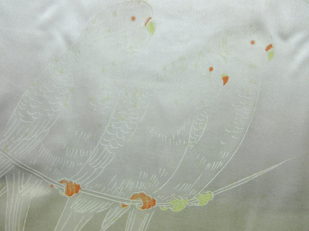 Haori Jacket Vintage(1950-1980) Black Butterfly Silk #7598H4