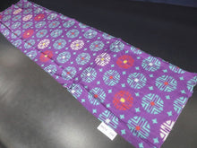 Load image into Gallery viewer, MKF#238 Silk Kimono Fabric Vintage(1920-1950) Lightweight Purple 56.3x13.4in(143x34cm)
