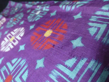 Load image into Gallery viewer, MKF#238 Silk Kimono Fabric Vintage(1920-1950) Lightweight Purple 56.3x13.4in(143x34cm)
