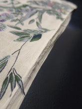Load image into Gallery viewer, MKF#240 Silk Kimono Fabric Vintage(1950-1980) Flower Cream white 40.9x11.8in(104x30cm)
