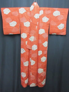 Kimono Vermillion Botanical Silk #7969M4