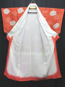 Kimono Vermillion Botanical Silk #7969M4