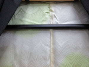 Haori Jacket Vintage(1950-1980) Black Plum blossom Silk #8070A1