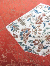 Load image into Gallery viewer, Kimono Vermillion Botanical Silk #7969M4
