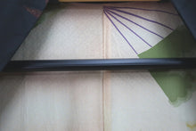 Load image into Gallery viewer, Haori Jacket Vintage(1950-1980) Black Bamboo Plum blossom Silk #8382D2
